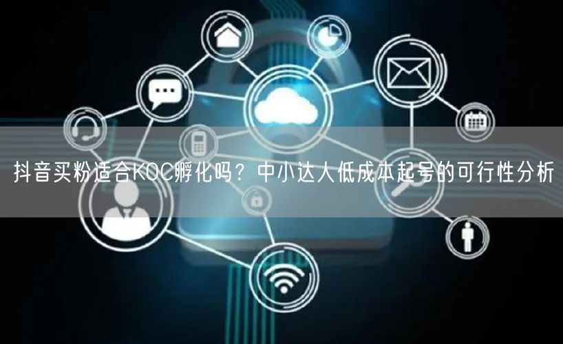 抖音买粉适合KOC孵化吗？中小达人低成本